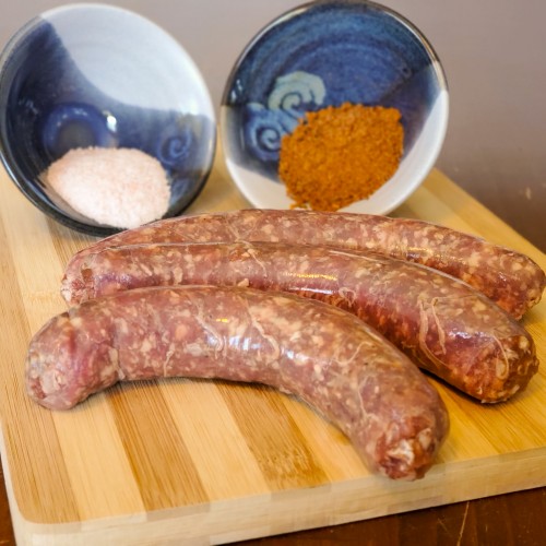 Bison Sausage, mild farmer's