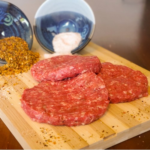 Bison Burger Patties, 4oz (with pork)