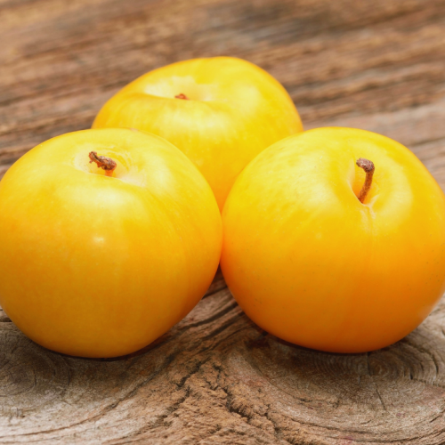 Plums - Yellow - Basket