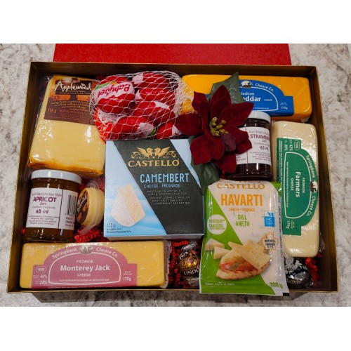 Cheese and  Homemade Jam Gift Box (large)